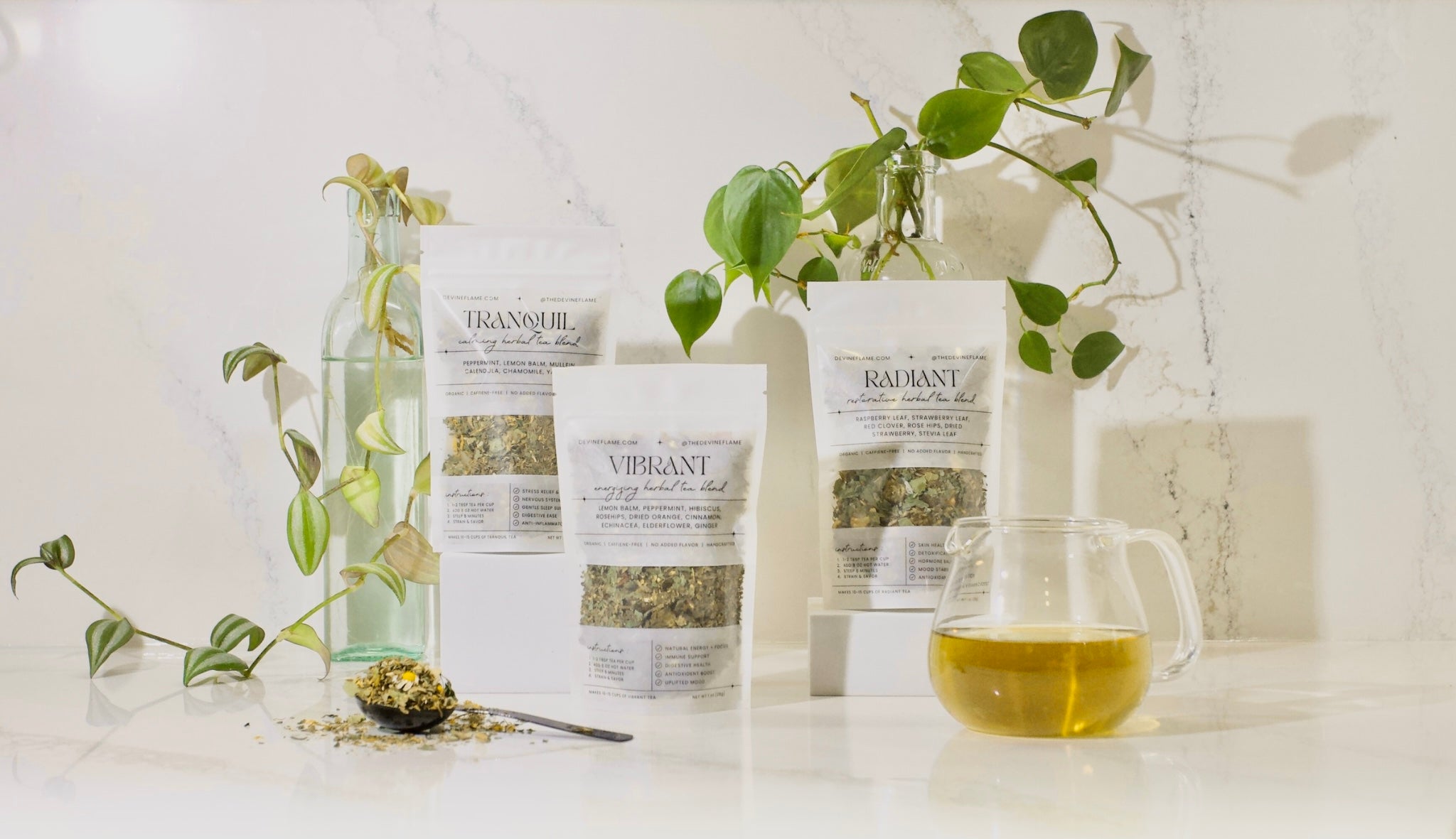 Radiant Herbal Tea Blend - Devine Flame