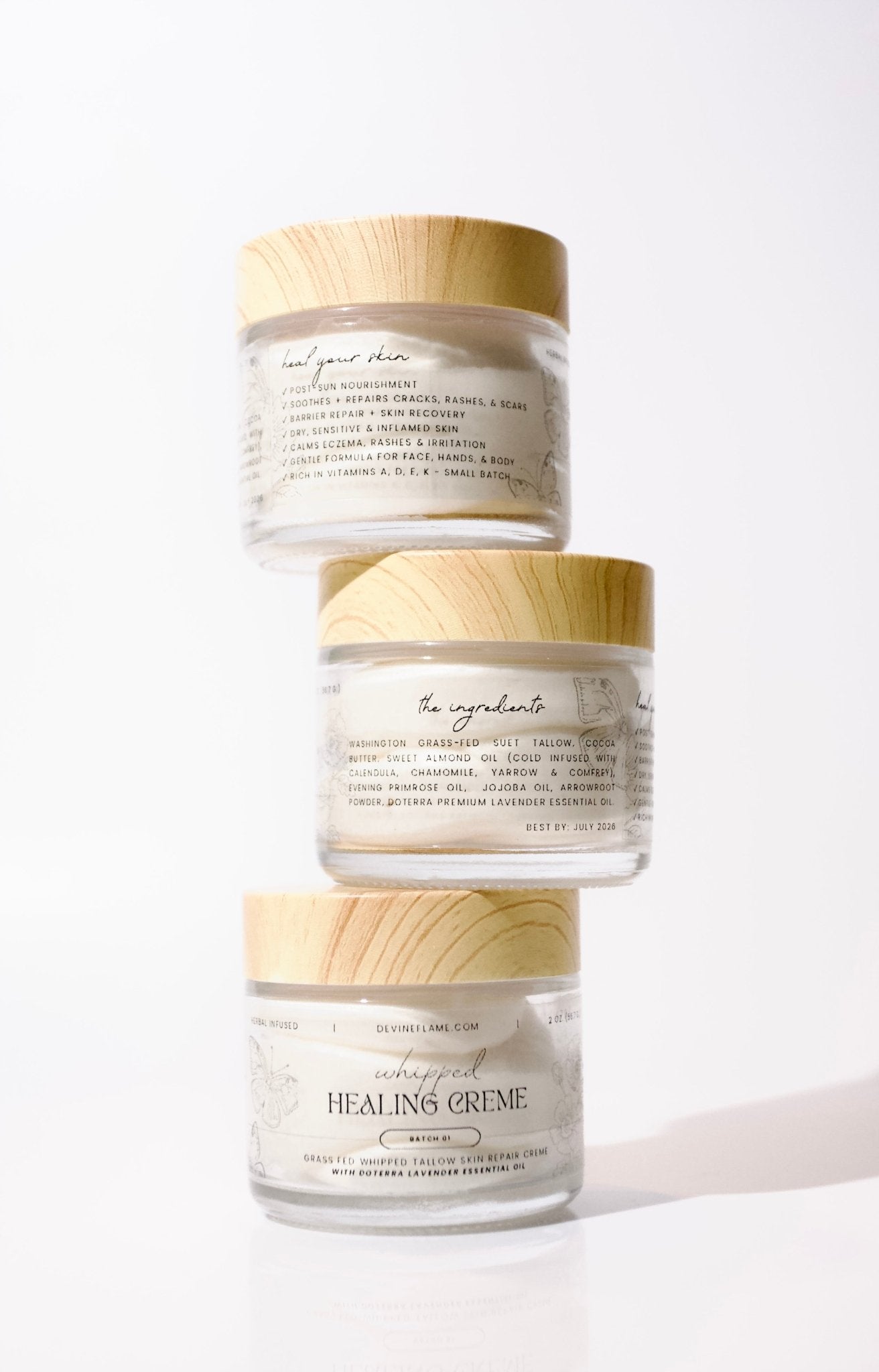 Whipped Tallow Healing Creme - Devine Flame