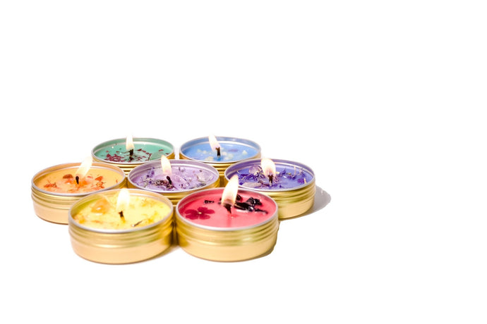 7 Chakra Candle Set - Devine Flameccs