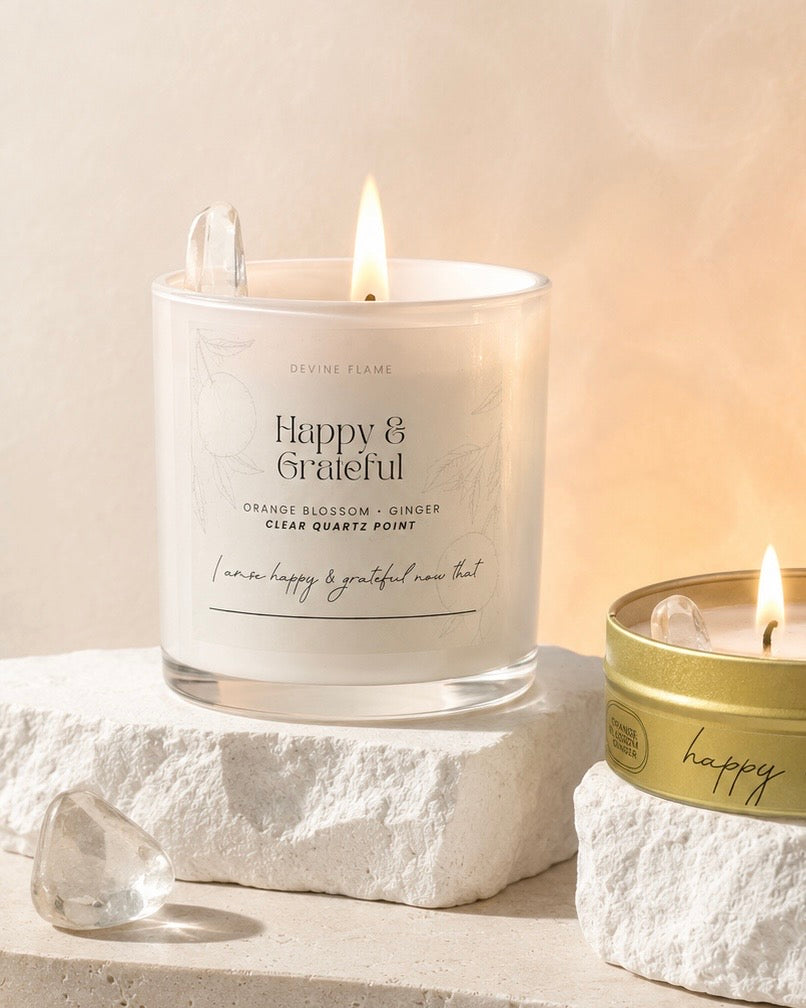 Happy & Grateful / orange blossom • orange • ginger
