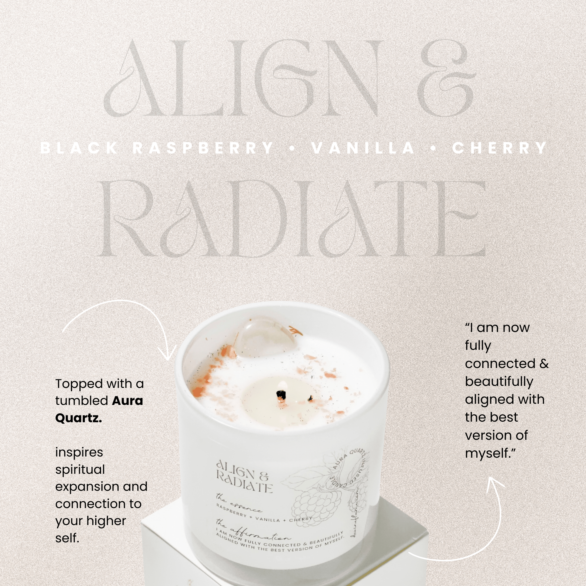 ALIGN & RADIATE / black raspberry • cherry • vanilla bean - Devine FlameAR4
