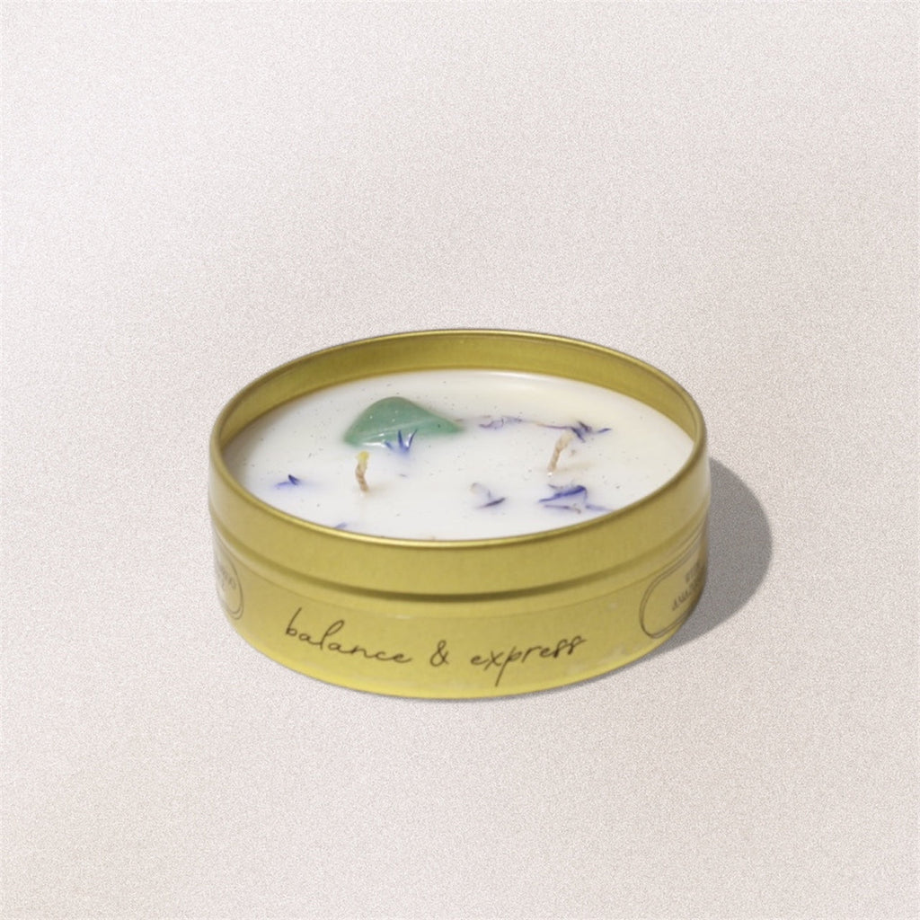 Balance & Express Intention Candle - pineapple / bamboo / coconut milk - Devine FlameBE8