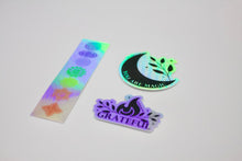 Load image into Gallery viewer, Chakras Holographic Sticker - Devine FlameCHAKRAHOLO
