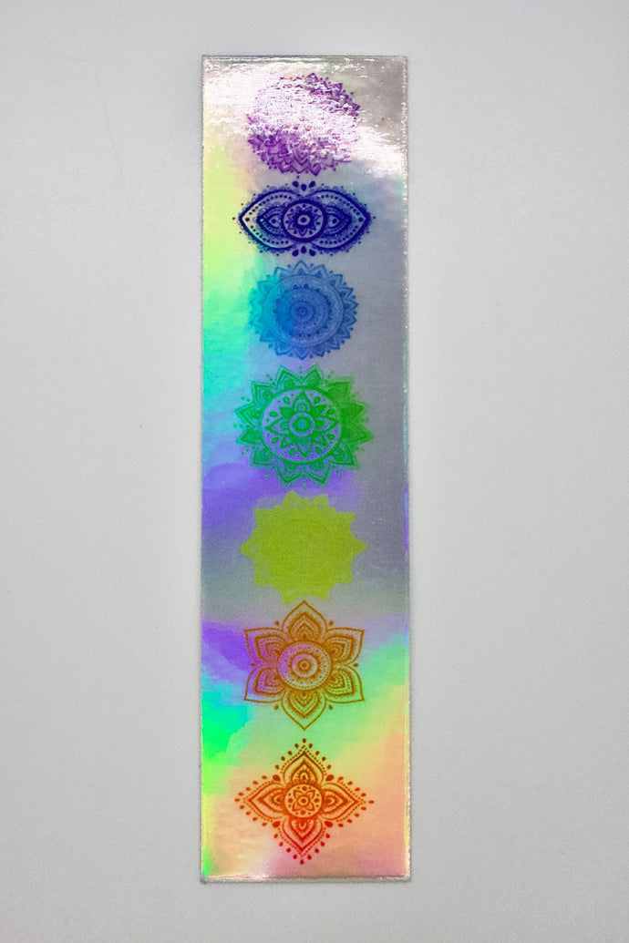 Chakras Holographic Sticker - Devine FlameCHAKRAHOLO