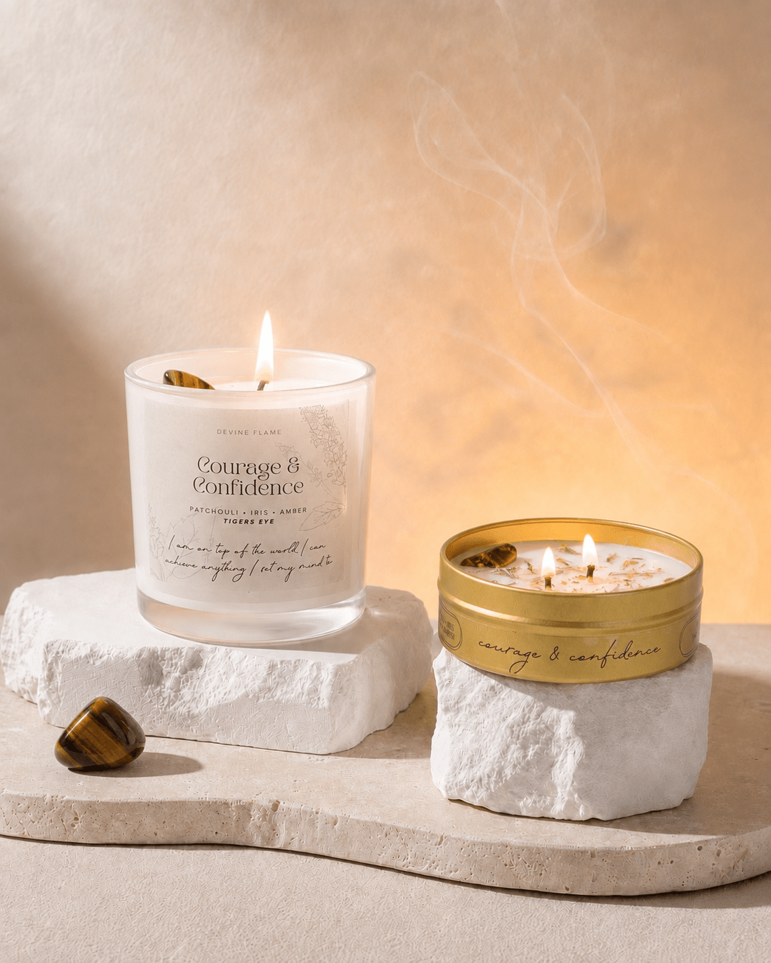 Courage & Confidence / patchouli • iris flower • amber - Devine FlameCC8