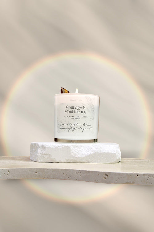 Courage & Confidence / patchouli • iris flower • amber - Devine FlameCC8