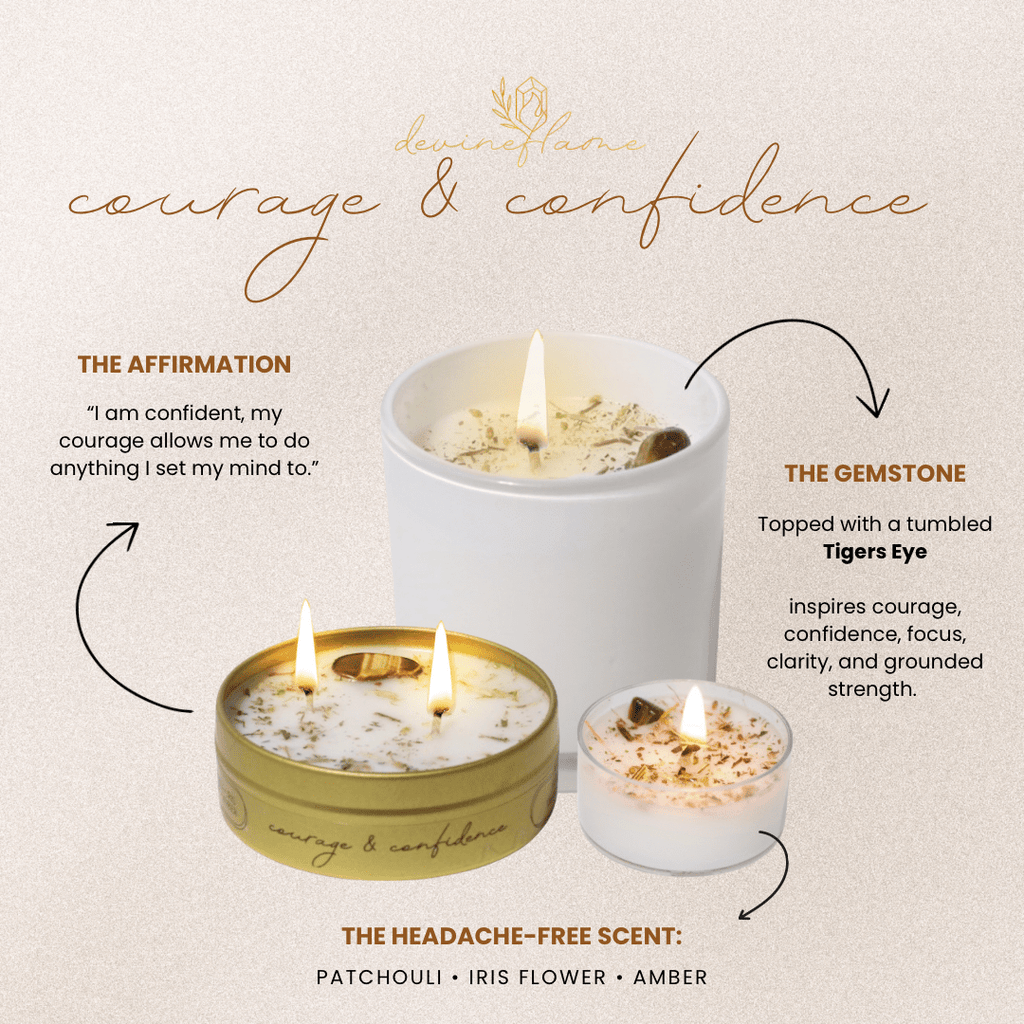 Courage & Confidence Tea Lights - Devine FlameCCTL