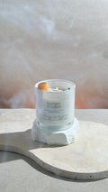 Energize & Inspire / hibiscus flower • white peach - Devine FlameEI8