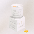 Energize & Inspire Intention Candle - hibiscus flower / white peach - Devine FlameEI8