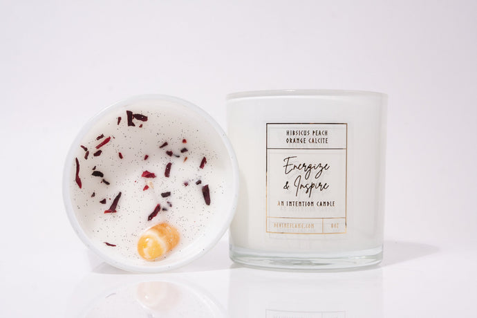 Energize & Inspire - Peach Hibiscus - Devine FlameEI8