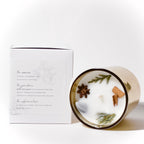 “First Frost” - cypress / bayberry / eucalyptus - blue lace agate - Devine Flame