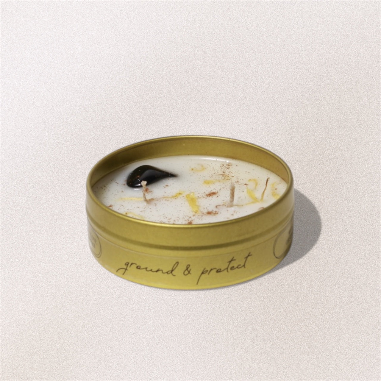 Ground & Protect Intention Candle - cinnamon / clove / cardamom / vanilla bean - Devine FlameGP8