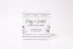 Happy & Grateful - Orange Ginger Devine Flame handmade natural non-toxic & vegan coconut wax intention candle with clear quartz