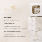 Happy & Grateful Intention Candle - orange blossom / orange / ginger - Devine FlameHG8