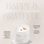 HAPPY & GRATEFUL / orange blossom • orange • ginger - Devine FlameHG4