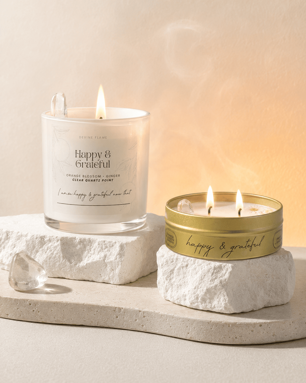 Happy & Grateful / orange blossom • orange • ginger - Devine FlameHG8