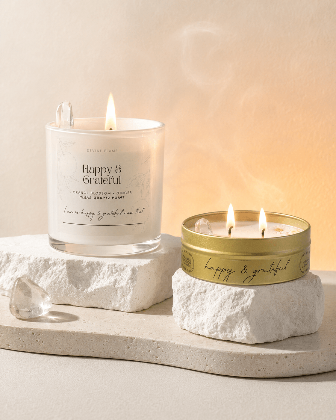 Happy & Grateful / orange blossom • orange • ginger - Devine FlameHG8
