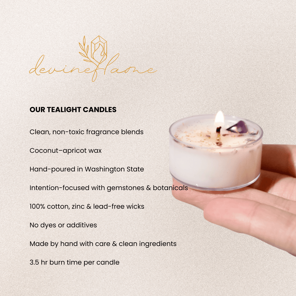 Happy & Grateful Tea Lights - Devine FlameHGTL
