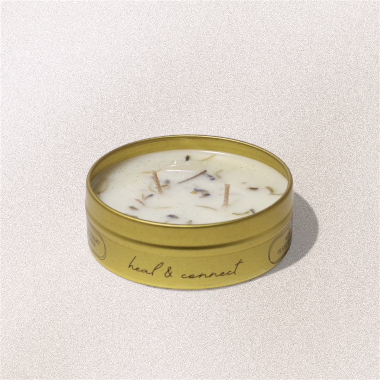 Heal & Connect Intention Candle - green sage / rosemary / lavender - Devine FlameSS8