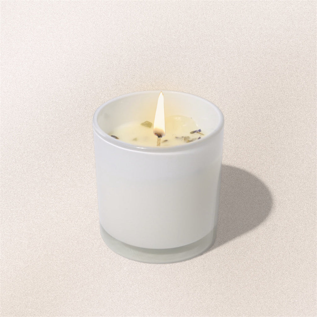 Heal & Connect Intention Candle - green sage / rosemary / lavender - Devine FlameSS8