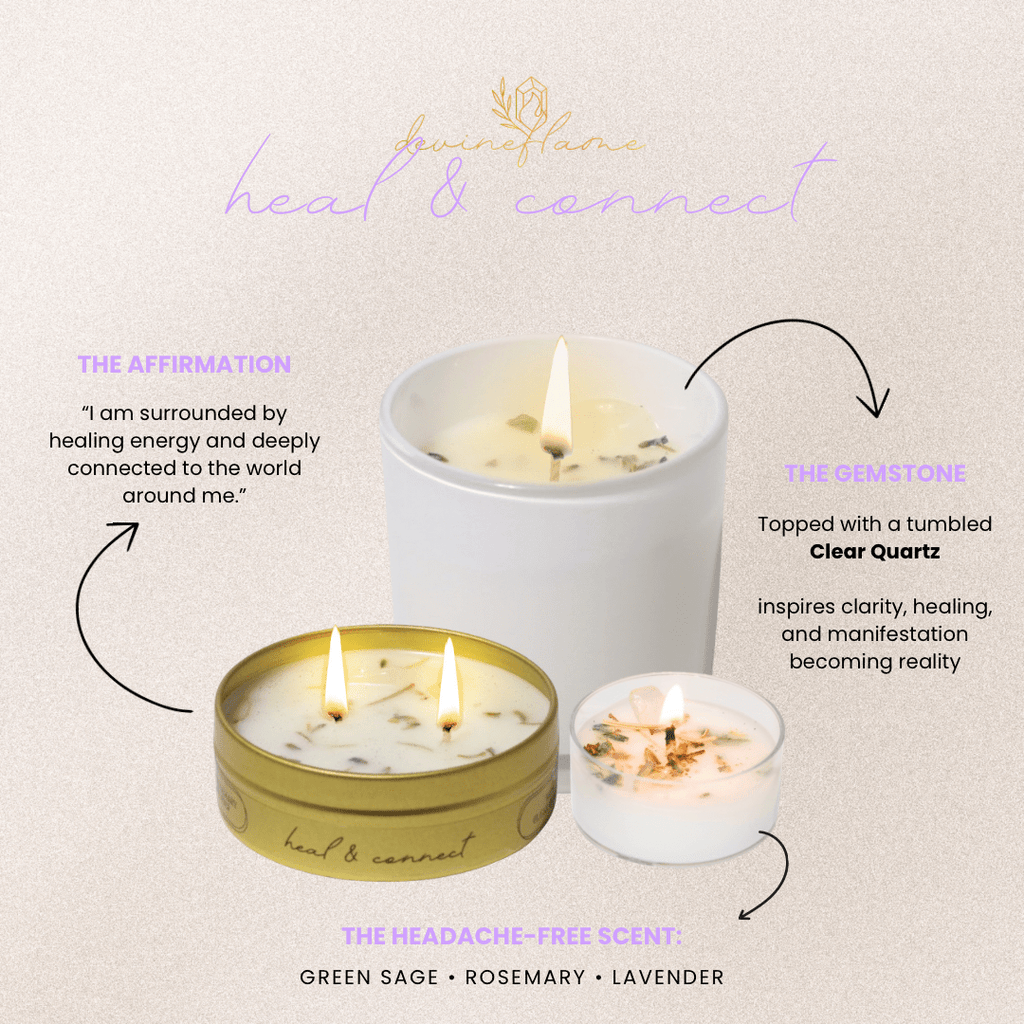 Heal & Connect Tea Lights - Devine FlameHCTL