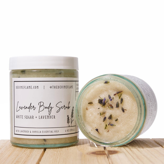 Lavender Body Scrub - Devine Flame