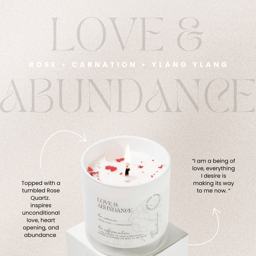 LOVE & ABUNDANCE / rose • carnation • ylang ylang - Devine FlameLA4