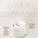 LOVE & ABUNDANCE / rose • carnation • ylang ylang - Devine FlameLA4