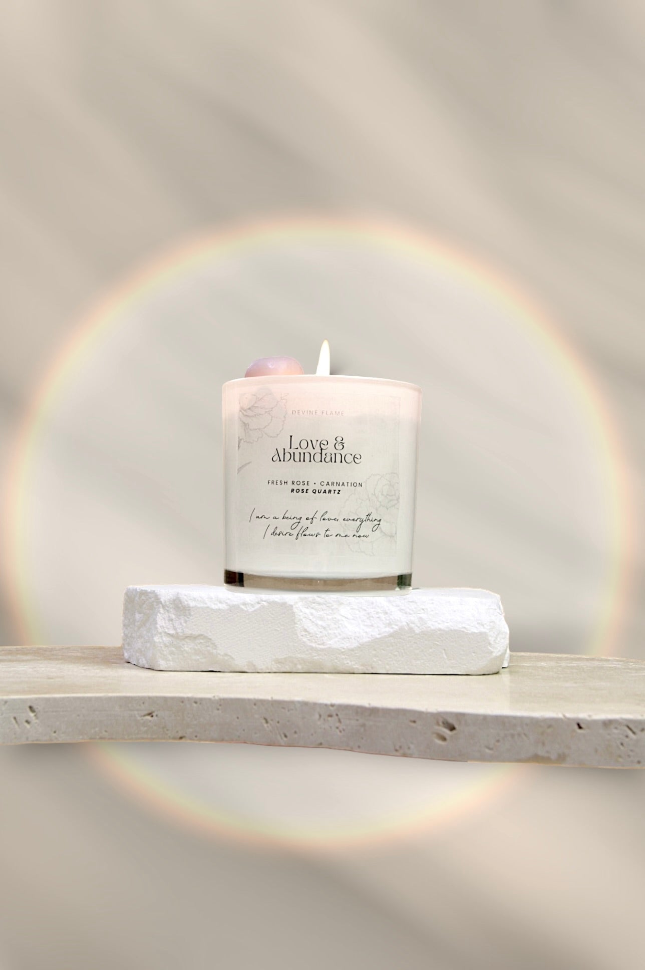 Love & Abundance / rose • carnation • ylang ylang - Devine FlameLA8