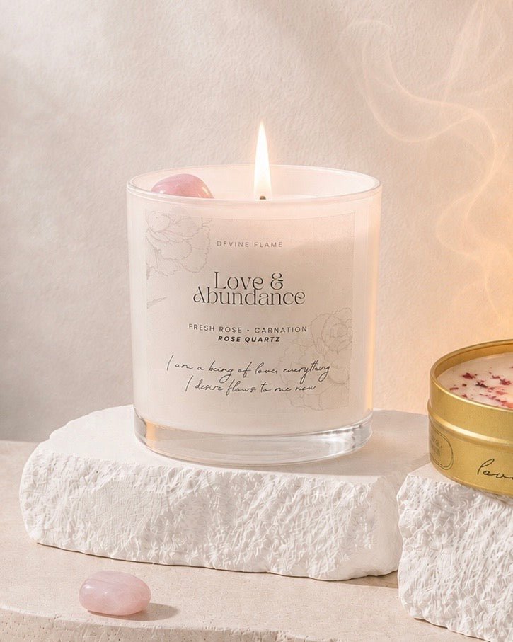 Love & Abundance / rose • carnation • ylang ylang - Devine FlameLA8