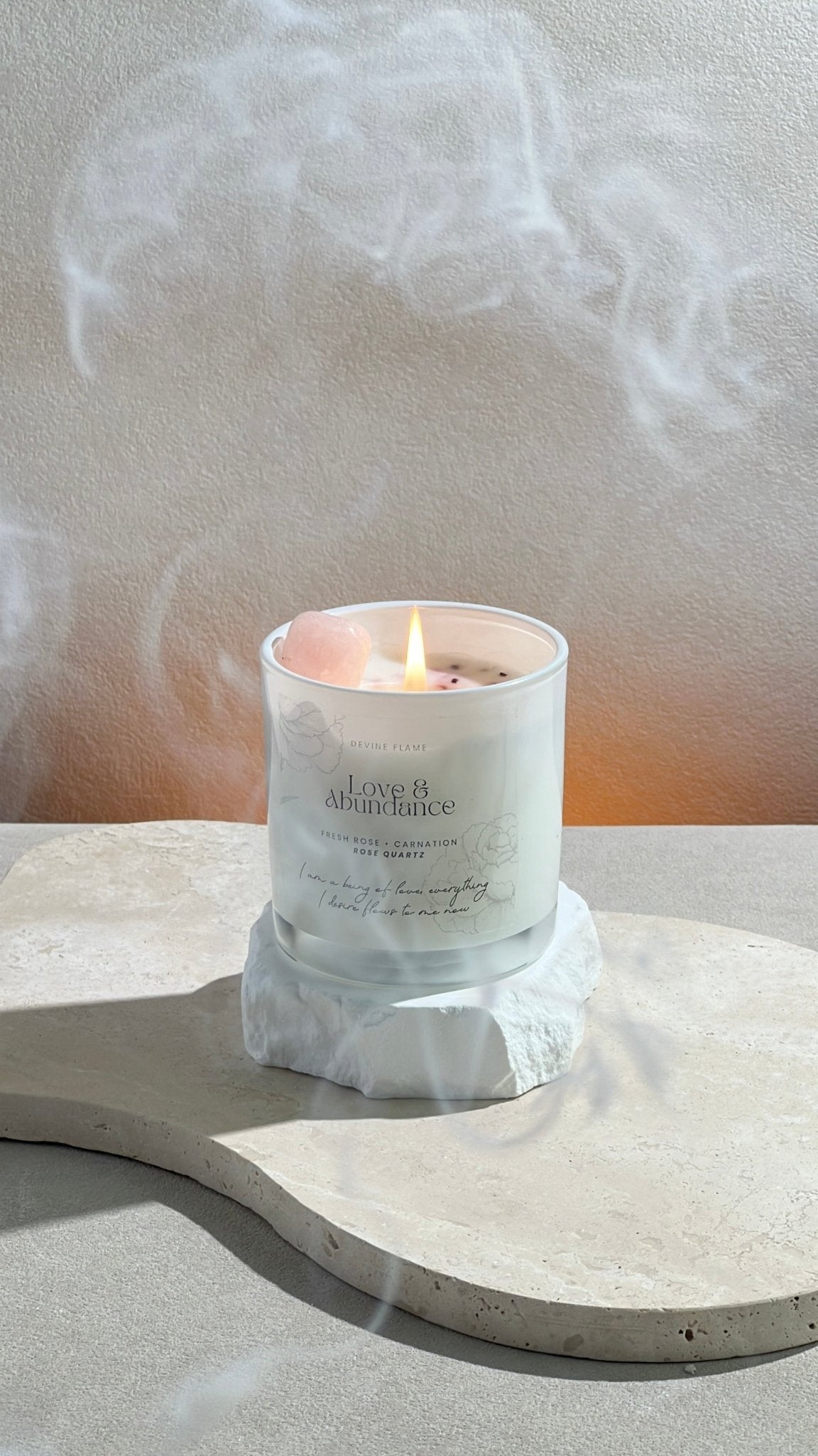Love & Abundance / rose • carnation • ylang ylang - Devine FlameLA8