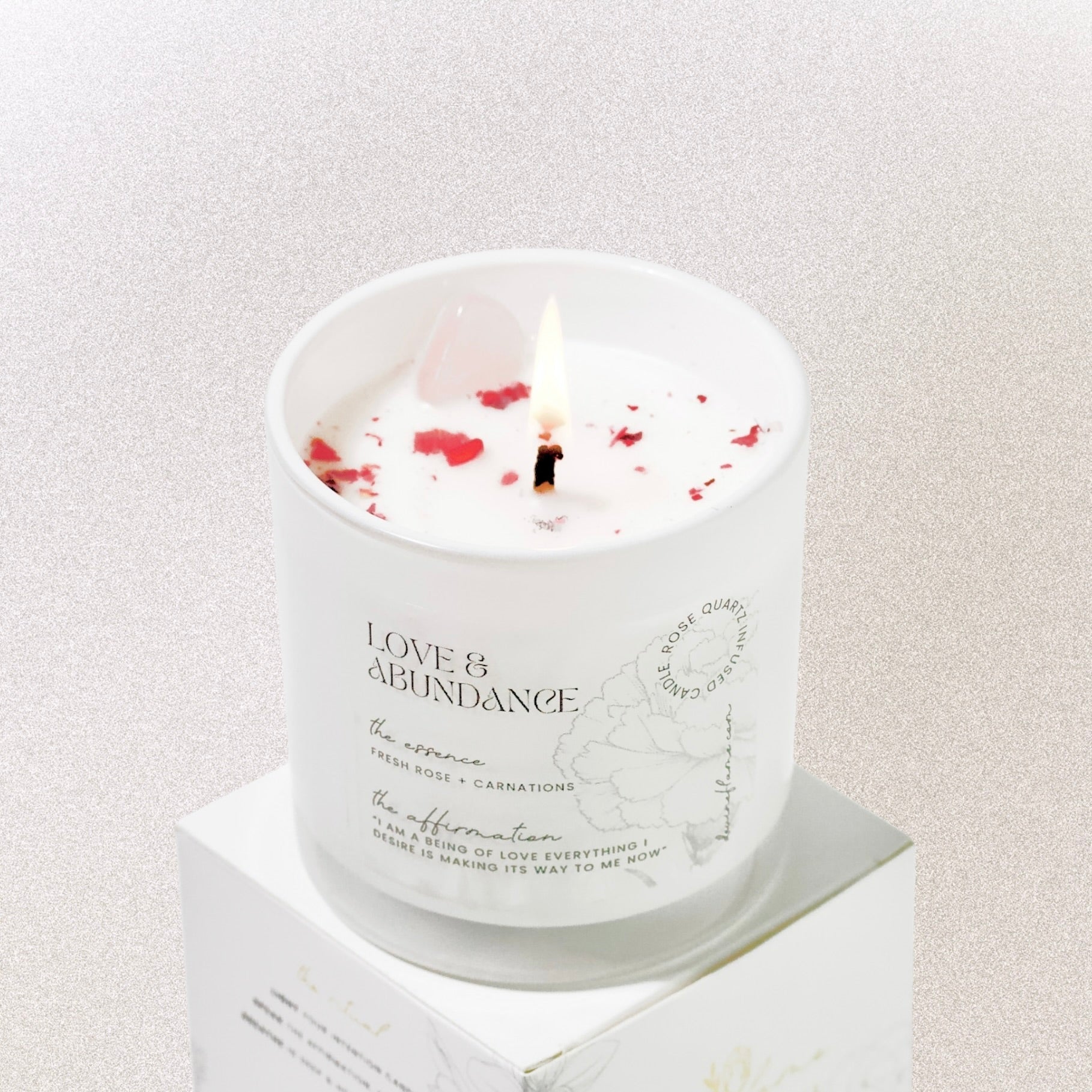 LOVE & ABUNDANCE - rose • carnation • ylang ylang - Devine FlameLA8