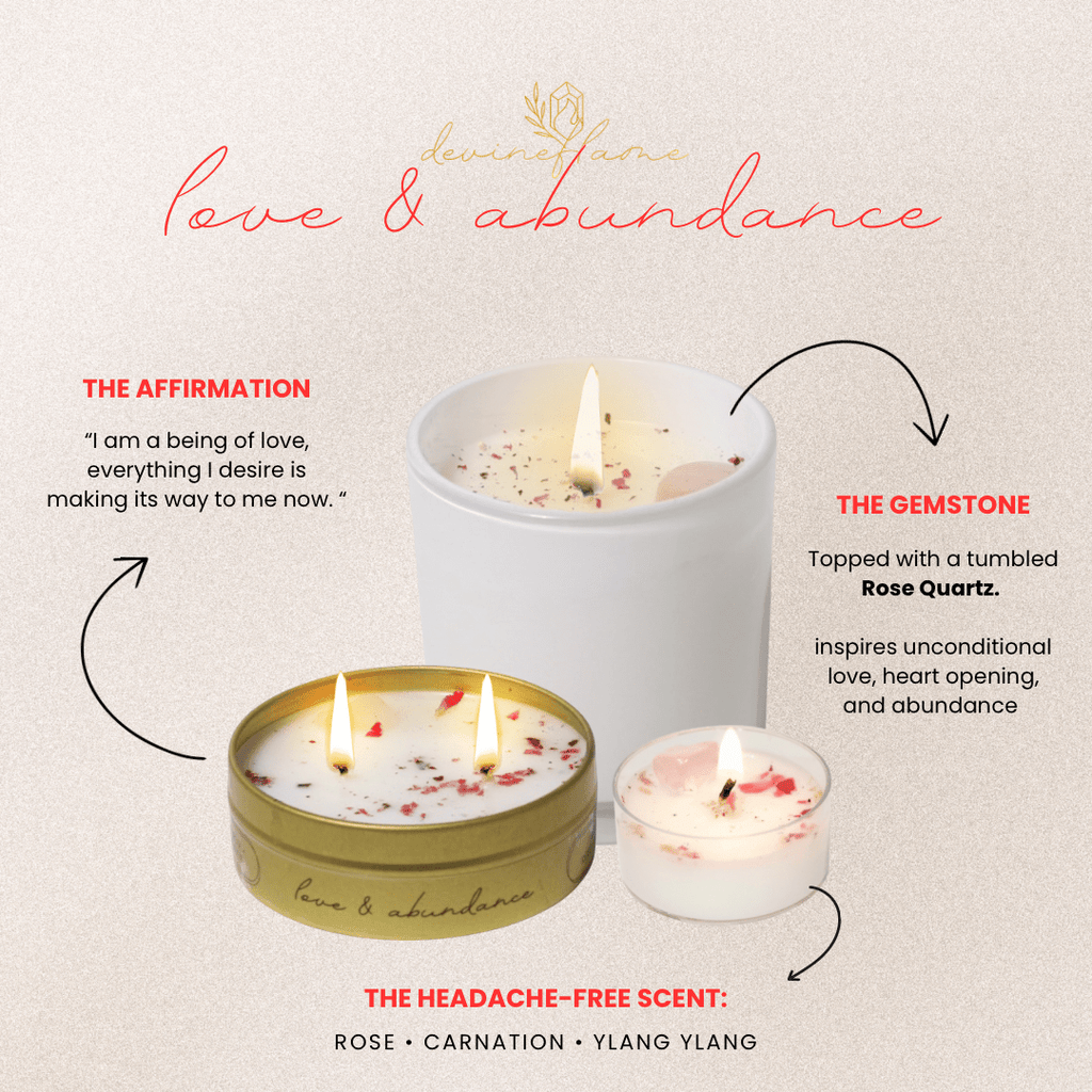 Love & Abundance Tea Lights - Devine FlameLATL
