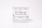 New Beginning's - Lemon BergamotDevine Flame handmade natural non-toxic & vegan coconut wax crystal infused intention candle with rainbow moonstone crystal