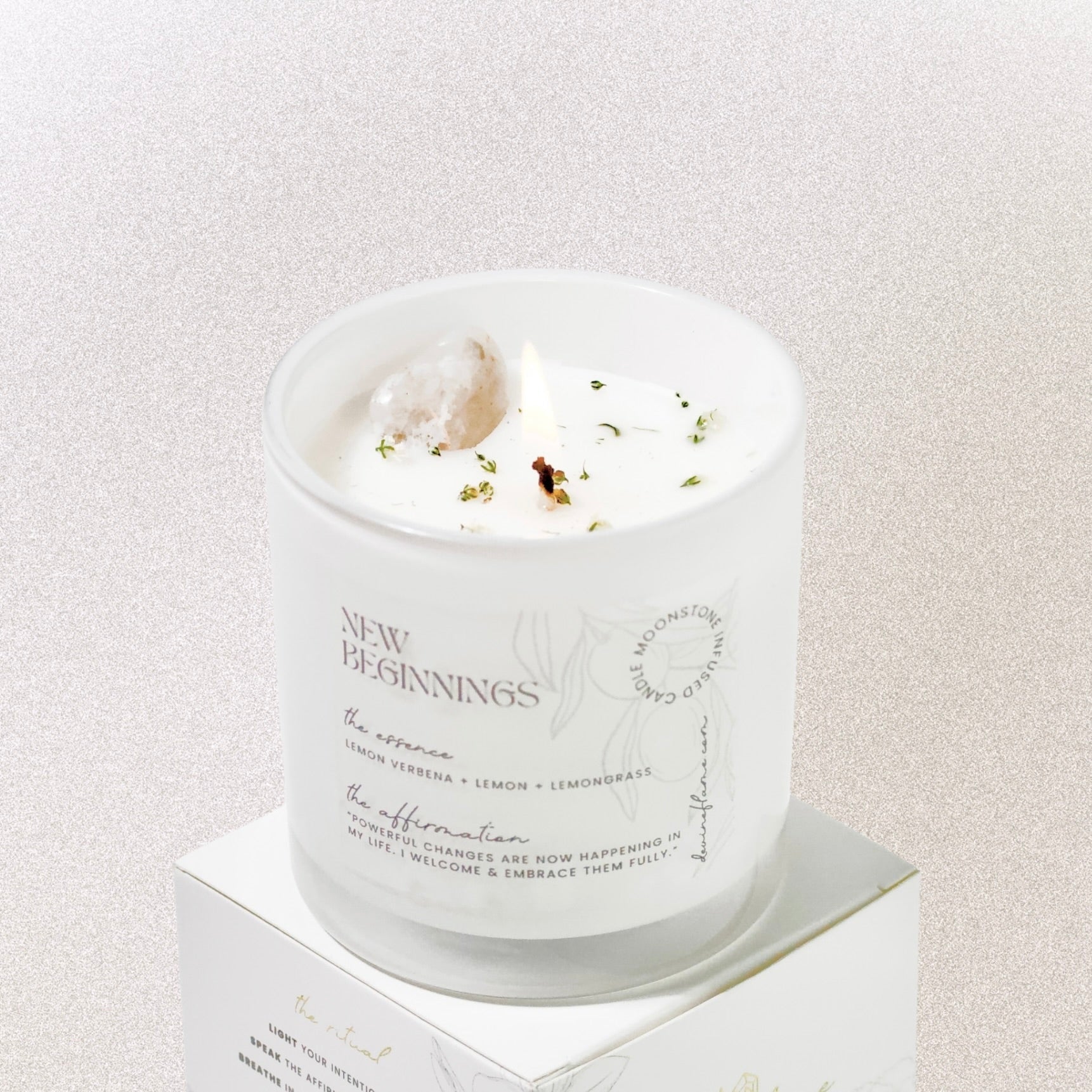 NEW BEGINNINGS - lemon verbena • lemon • lemongrass - Devine FlameNB8