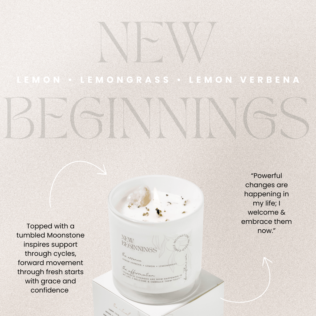 NEW BEGINNINGS / lemon verbena • lemon • lemongrass - Devine FlameNB4