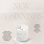 NEW BEGINNINGS / lemon verbena • lemon • lemongrass - Devine FlameNB4