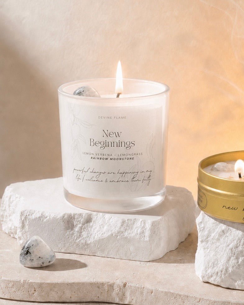New Beginnings / lemon verbena • lemon • lemongrass - Devine FlameNB8