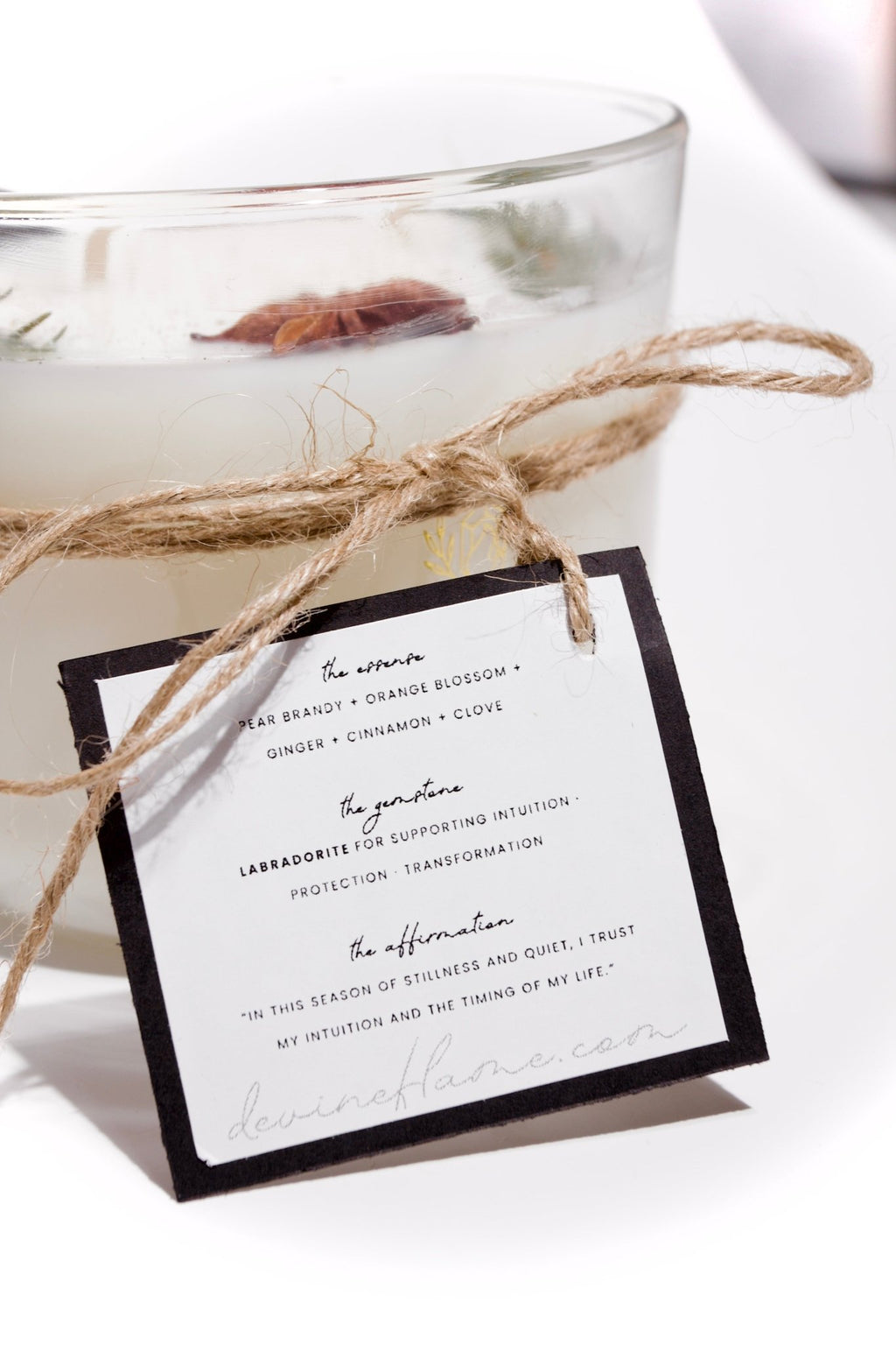 “Orchard Offering” - Pear Brandy / Orange Blossom / Ginger - Labradorite - Devine Flame