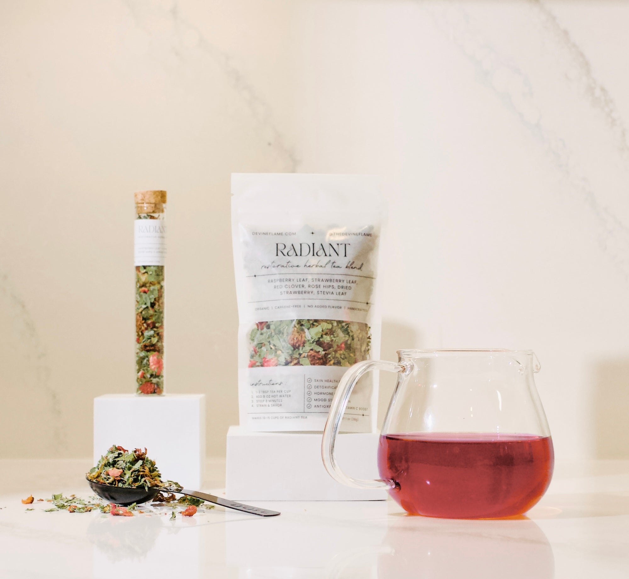Radiant Herbal Tea Blend - Devine Flame