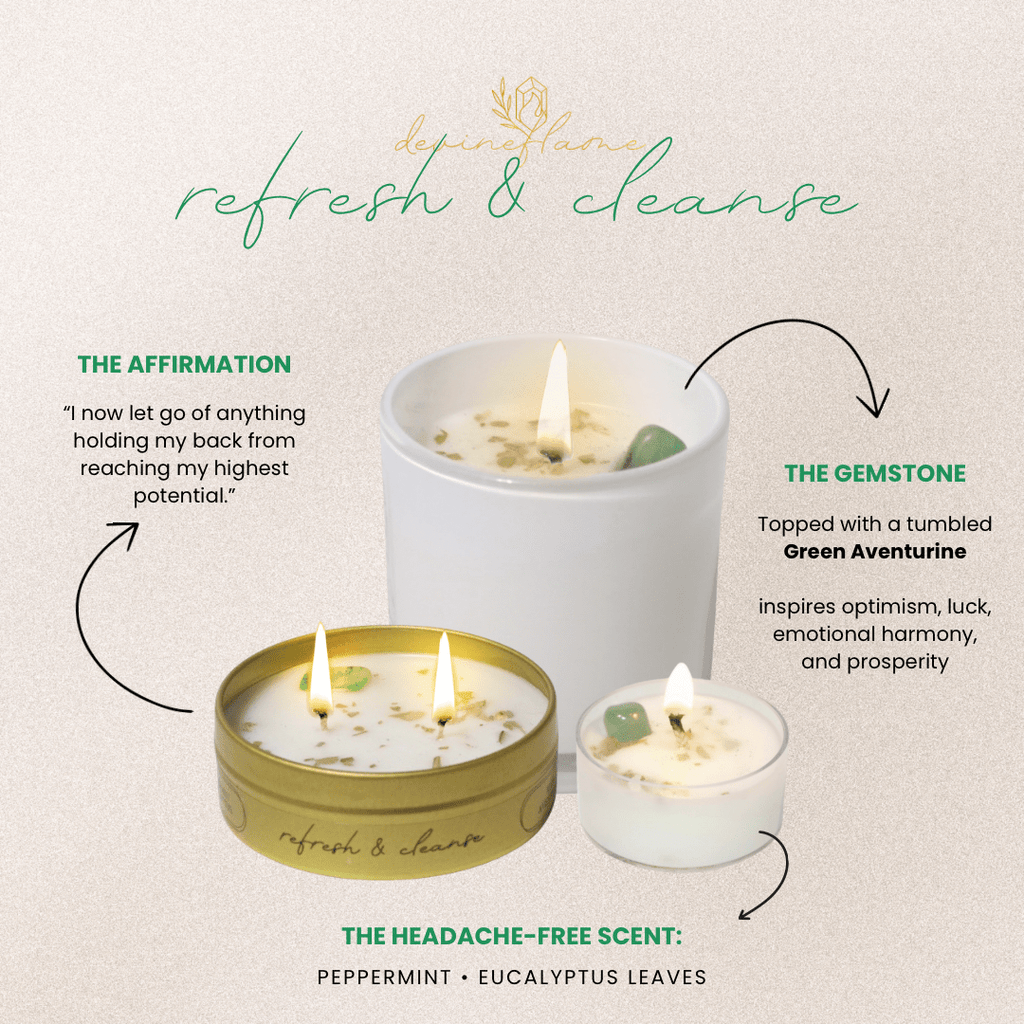 Refresh & Cleanse Tea Lights - Devine FlameRCTL