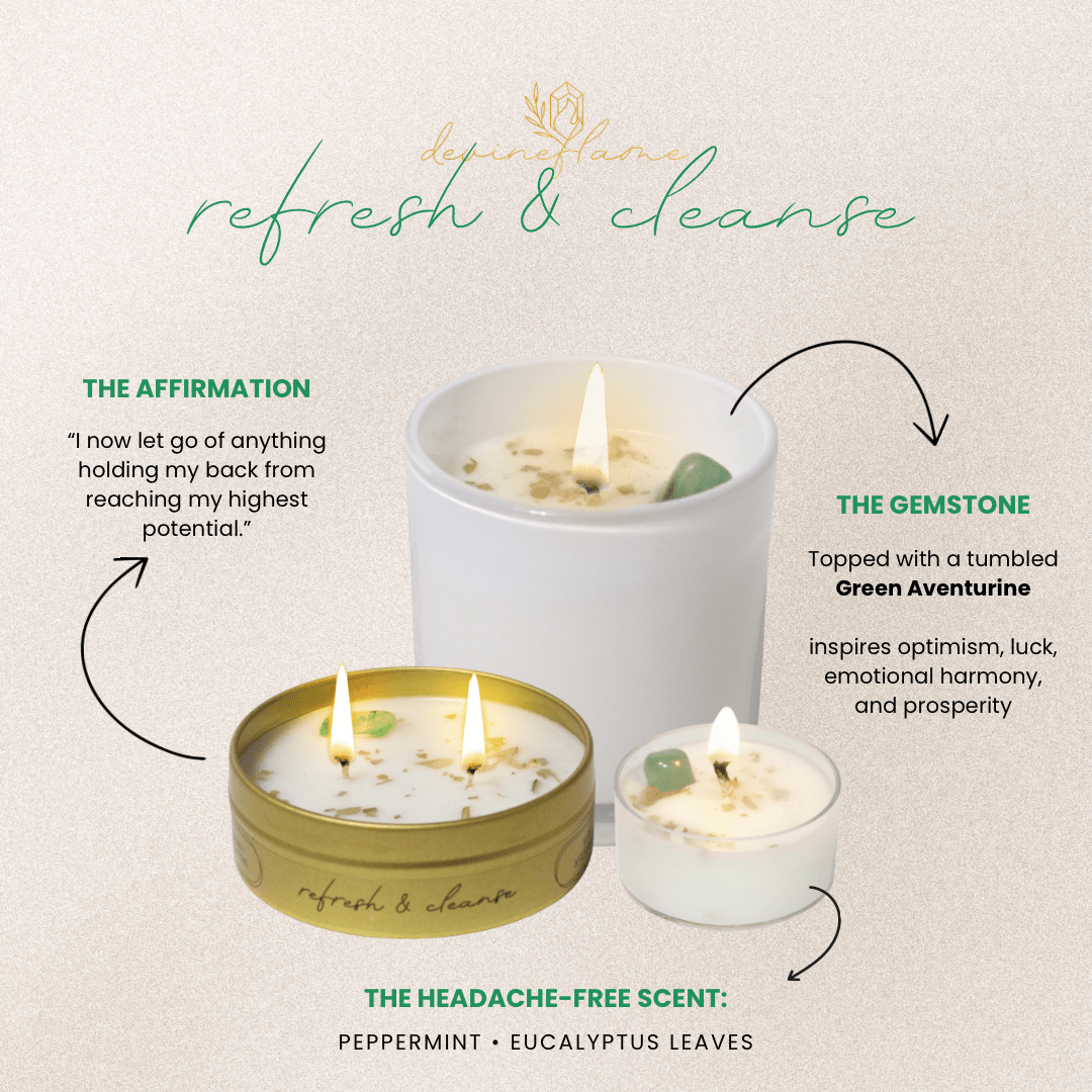 Refresh & Cleanse Tea Lights - Devine FlameRCTL