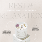 REST & RELAXATION / french lavender • chamomile flower - Devine FlameRR4