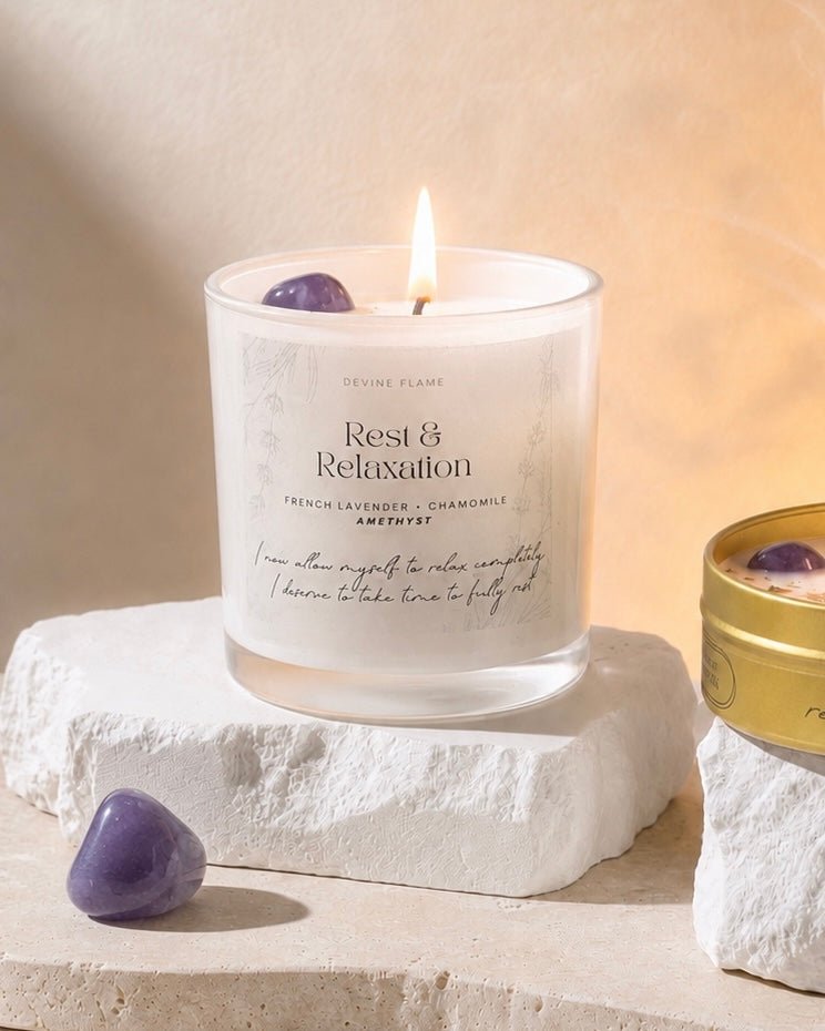 Rest & Relaxation / french lavender • chamomile flower - Devine FlameRR8