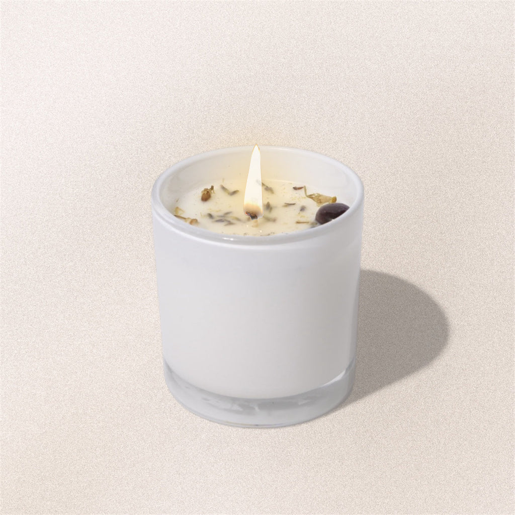 Rest & Relaxation Intention Candle - french lavender / chamomile flower - Devine FlameRR8