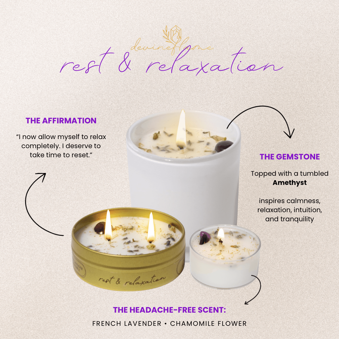 Rest & Relaxation Tea Lights - Devine FlameRRTL