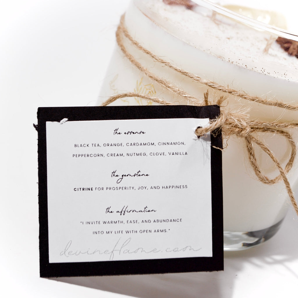 “Silent Night” - Cinnamon / Black Tea / Cardamom - Devine Flame