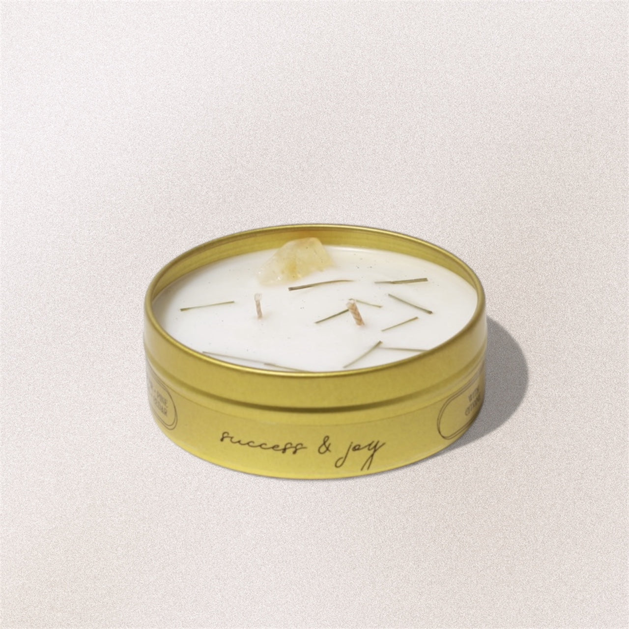 Success & Joy Intention Candle - fir / pine / cypress / cedar - Devine FlameSJ8