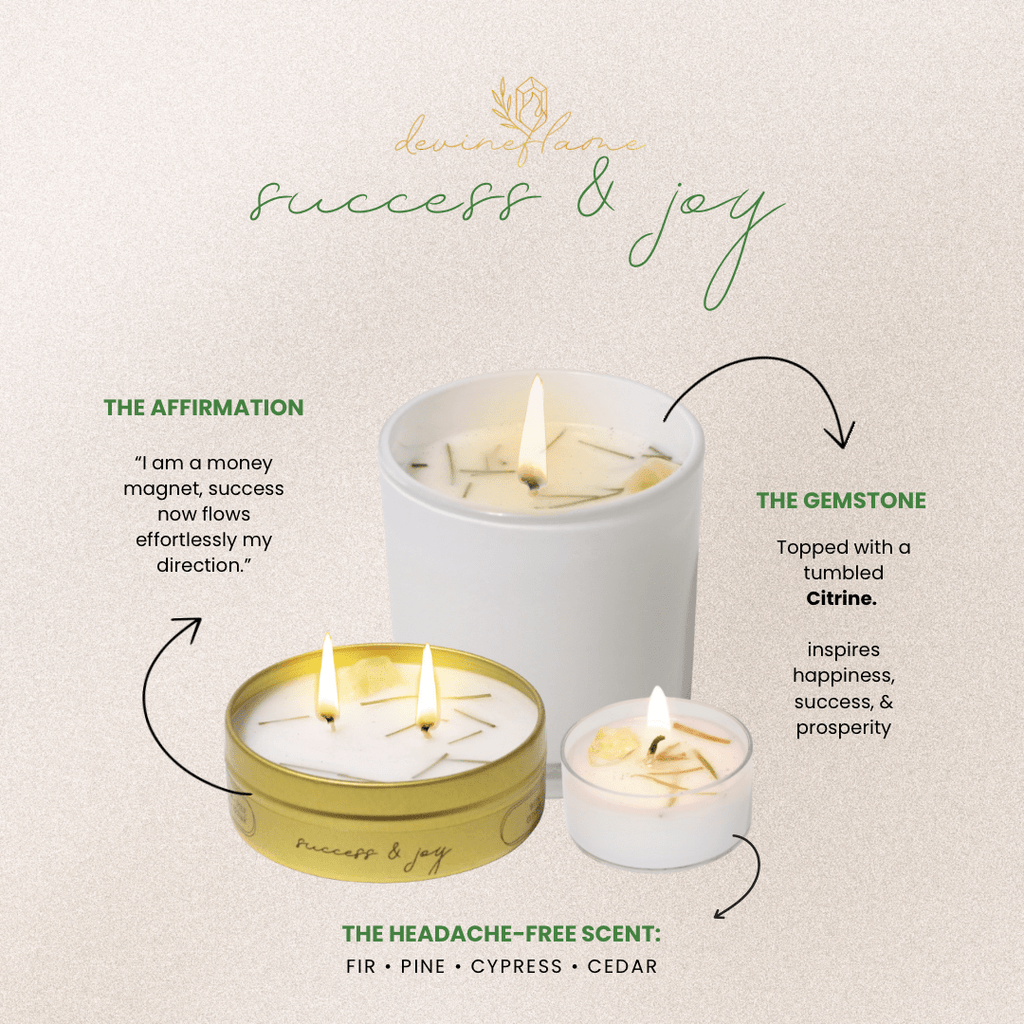 Success & Joy Tea Lights - Devine FlameSJTL