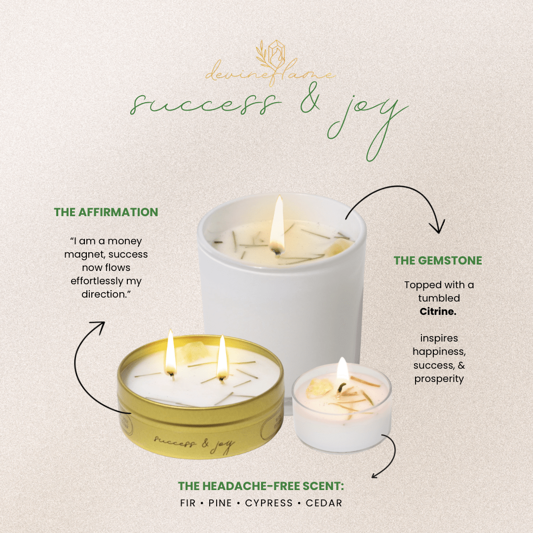 Success & Joy Tea Lights - Devine FlameSJTL